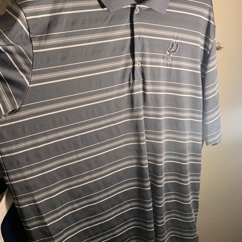 Adidas Spurs basketball Athletic polo